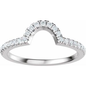 1/5 Ctw Natural Diamond Matching Band