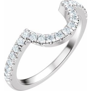1/4 Ctw Natural Diamond Matching Band