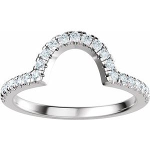1/4 Ctw Natural Diamond Matching Band
