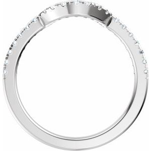 1/4 Ctw Natural Diamond Matching Band