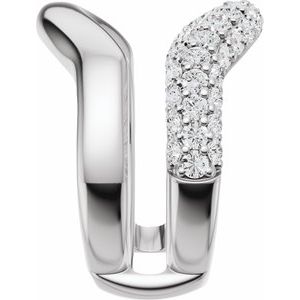 Pave'-Style Accented Ring Guard
