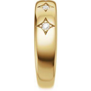 Five-Stone Celestial Anniversary Band