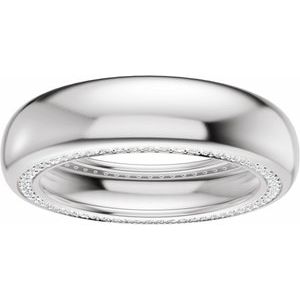 Accented Half Round Band