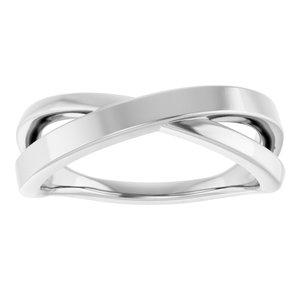 Engravable Criss-Cross Ring