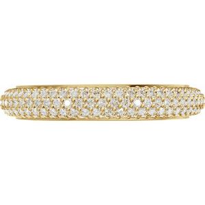Pavé-Style Anniversary Band