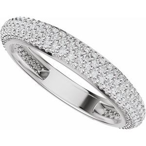 Pavé-Style Anniversary Band