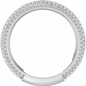 Pavé-Style Anniversary Band