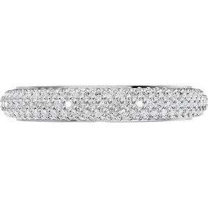 Pavé-Style Anniversary Band
