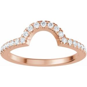 1/4 Ctw Natural Diamond Matching Band