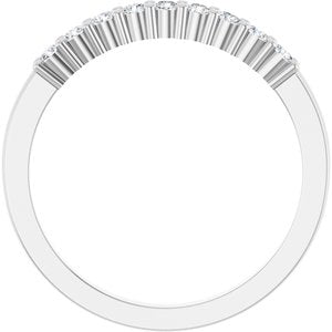 14K White Gold 1/4 CTW Natural Diamond Anniversary Band