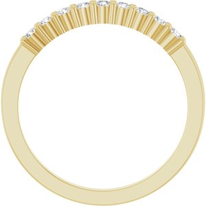 14K Yellow Gold 1/4 CTW Natural Diamond Anniversary Band
