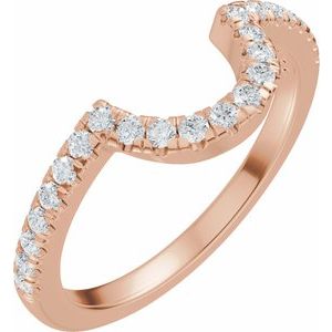 1/4 Ctw Natural Diamond Matching Band