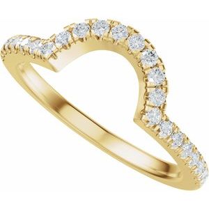 1/4 Ctw Lab-Grown Diamond Matching Band