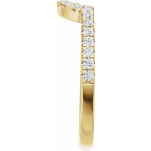 1/4 Ctw Natural Diamond Matching Band