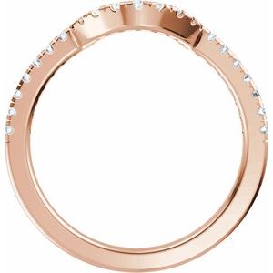 1/4 Ctw Natural Diamond Matching Band