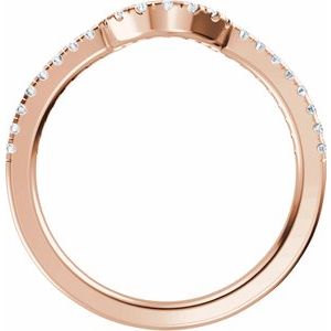 1/5 Ctw Natural Diamond Matching Band