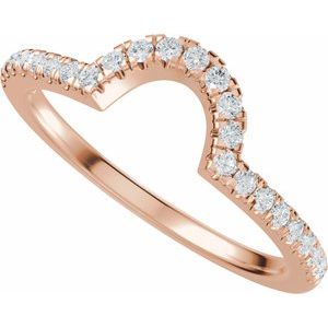 1/5 Ctw Natural Diamond Matching Band