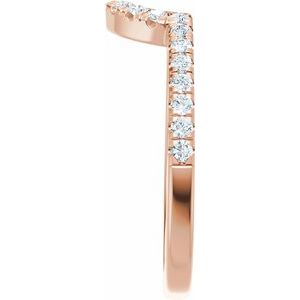 1/4 Ctw Natural Diamond Matching Band