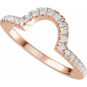 1/4 Ctw Natural Diamond Matching Band