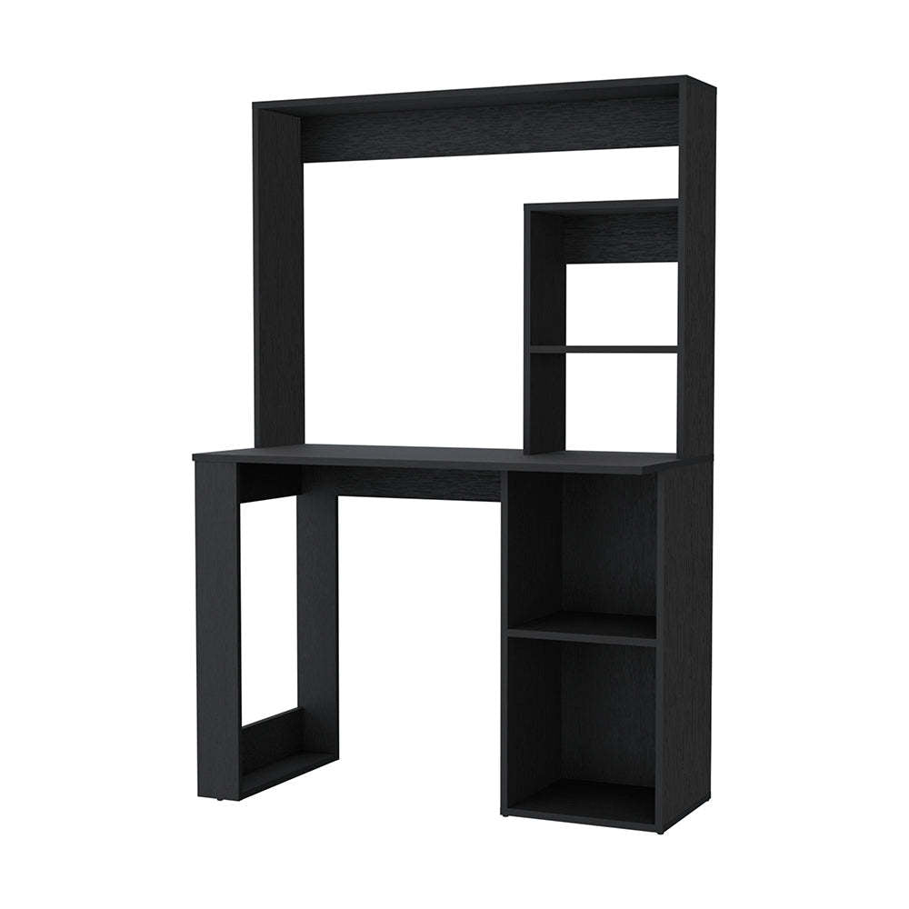 Carroll Computer Desk with Hutch and Storage Shelves