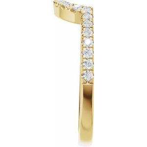 1/4 Ctw Lab-Grown Diamond Matching Band