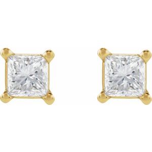 14K Yellow Gold 1/4 CTW Natural Diamond Earring