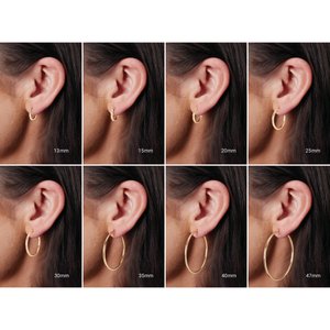 Tube Hoop Earrings