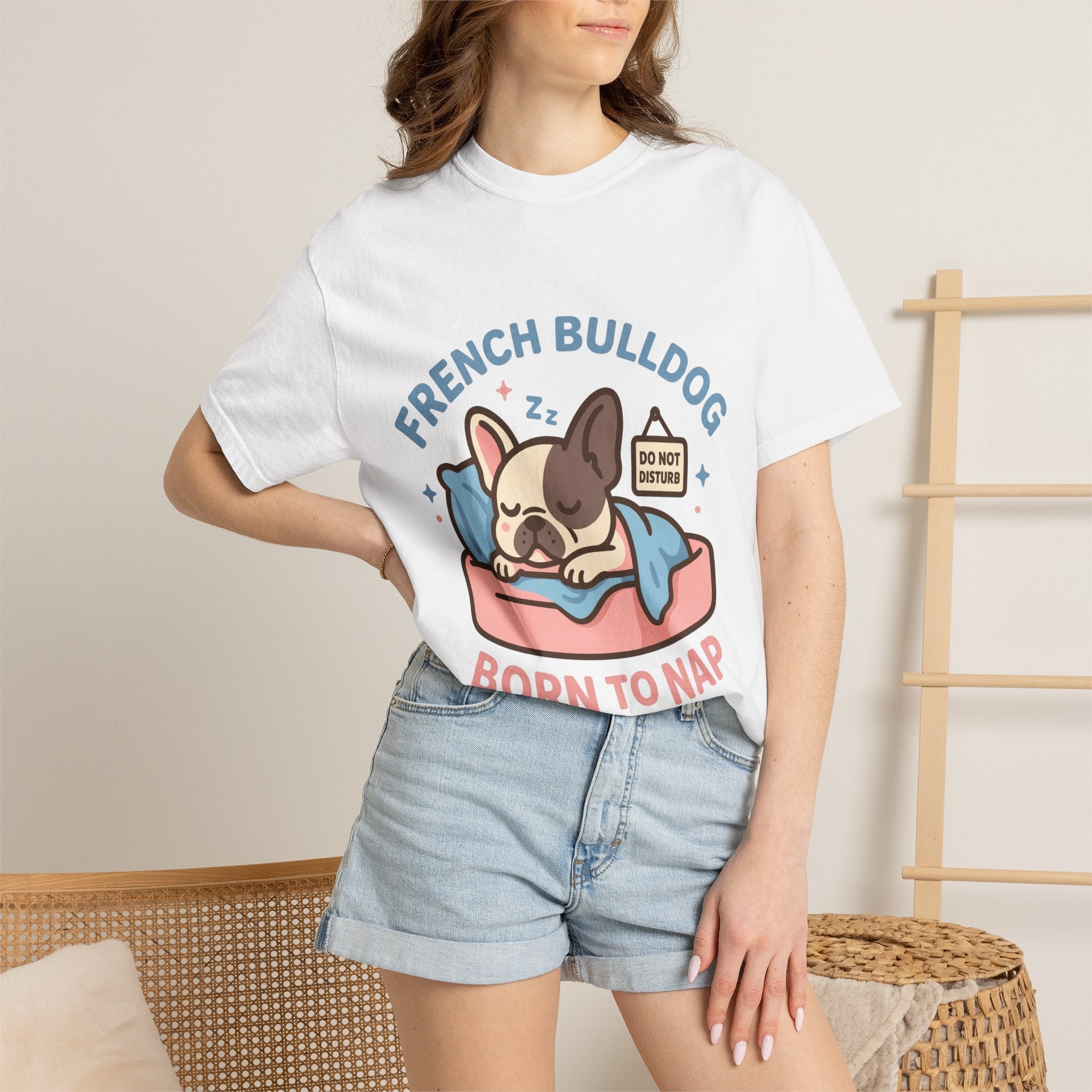 French Bulldog “Born to Nap” T-Shirt