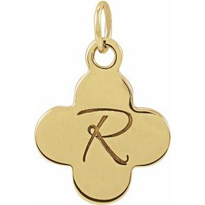 Engravable Clover Necklace or Pendant