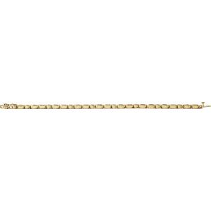 14K Yellow Gold 7 1/8 CTW Lab-Grown Diamond Line 7" Bracelet – image 4