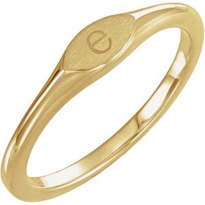 Oval Signet Ring