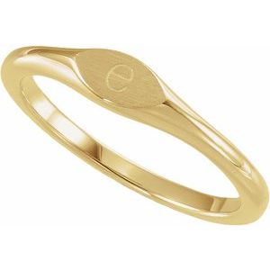 Oval Signet Ring
