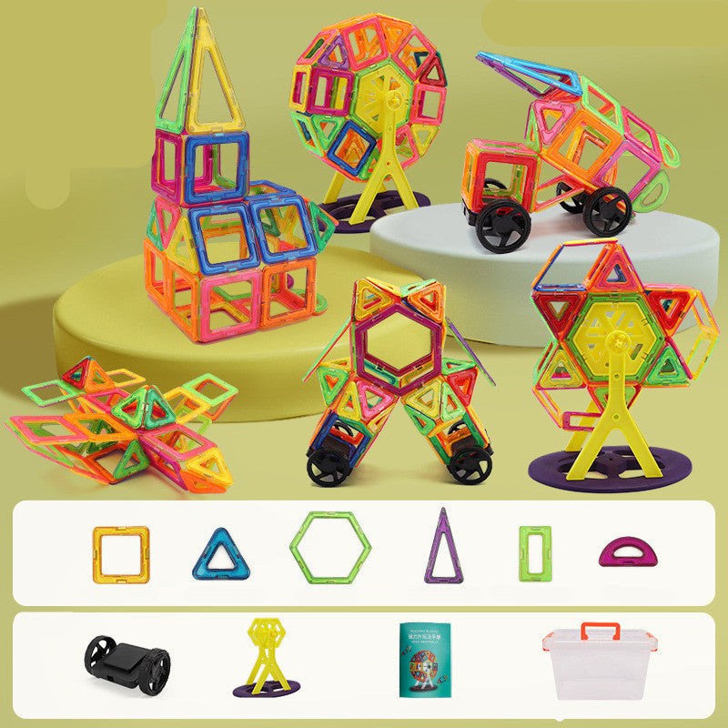 Magnetic Building Blocks Set – Educational Toy for Early Learning and Creativity