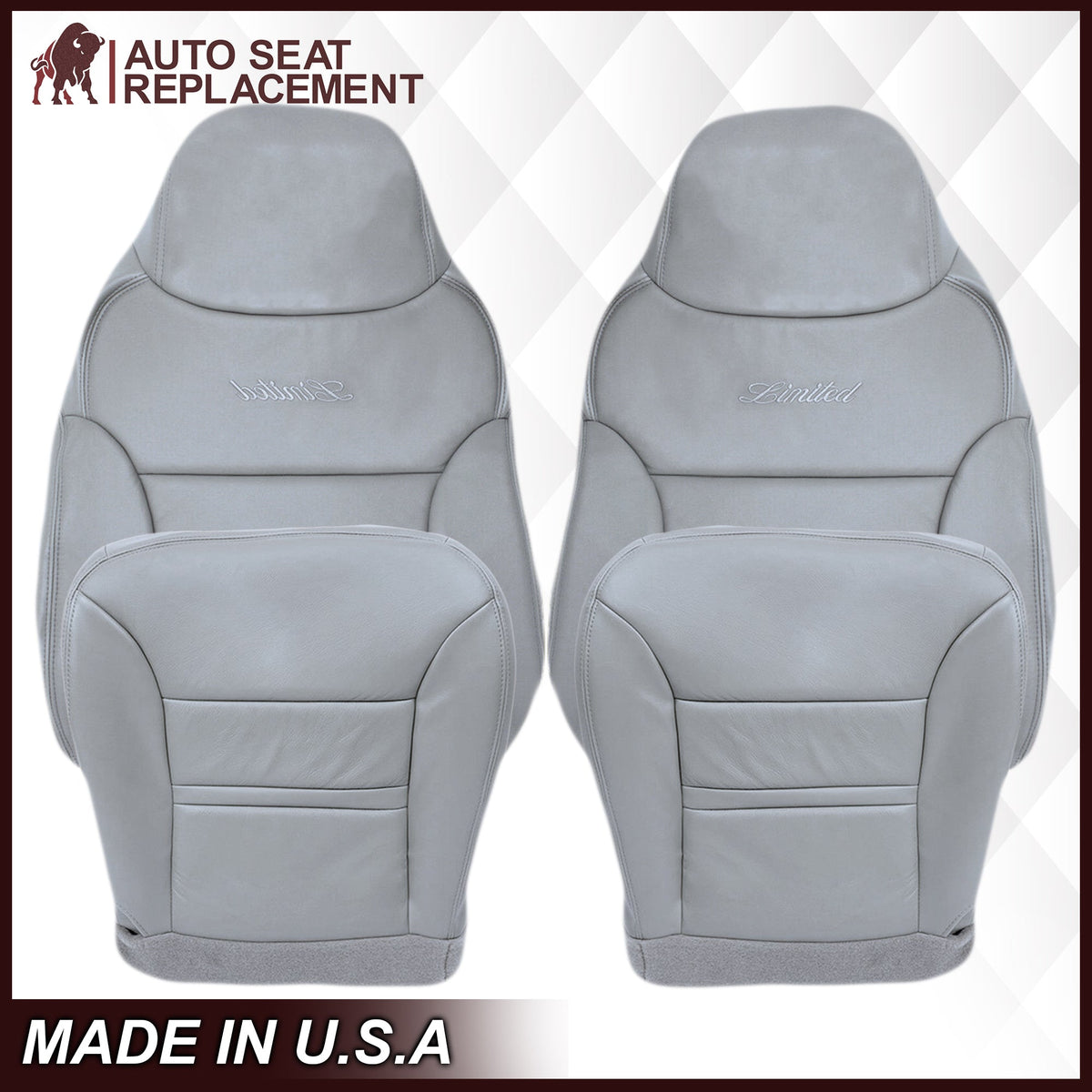 2000-2001 Ford Excursion Seat Cover in Gray: Choose From Variation