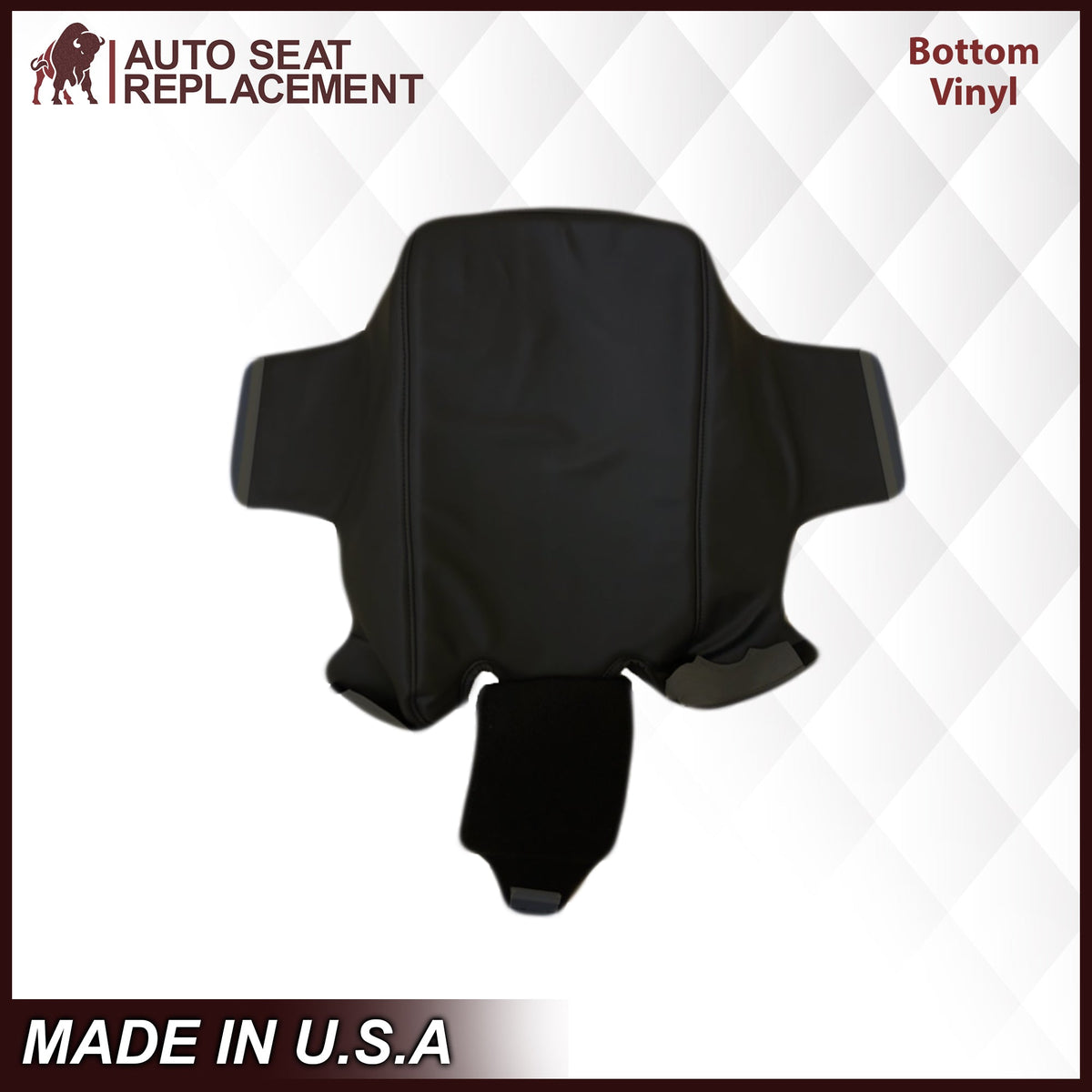 2003-2007 Chevy Silverado/Avalanche & GMC Sierra work Truck Middle Baby Seat Cover in Dark Gray 40/20/40: Choose Leather or Vinyl