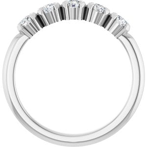Platinum 1/3 CTW Lab-Grown Diamond Anniversary Band