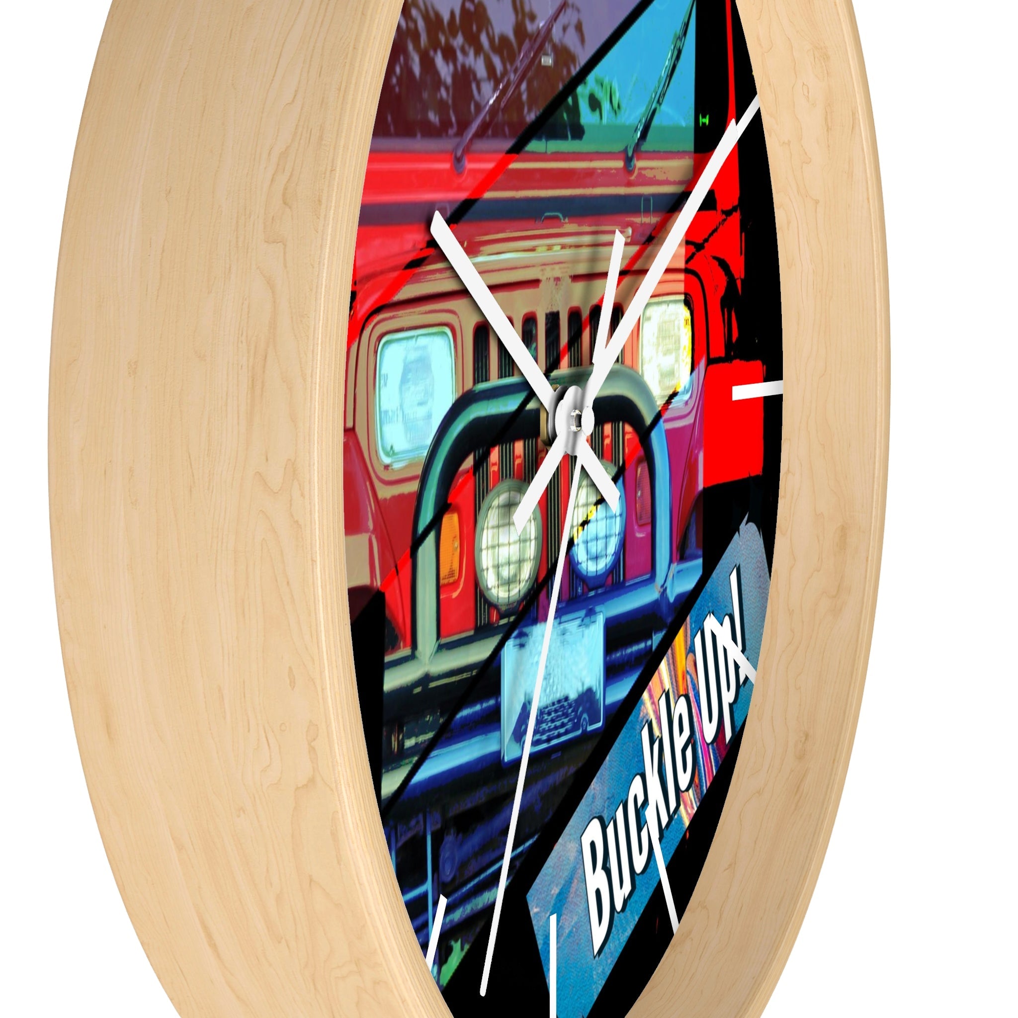 Buckle Up!  Four Wheel Drive Wall Clock