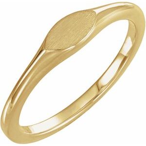 Oval Signet Ring