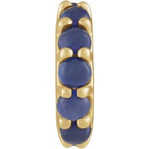 Accented Cabochon Spacer Charm/Pendant