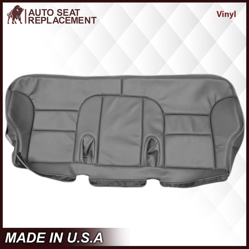 1995-1999 Chevy Tahoe Suburban Silverado 2nd Row Bench Seat Cover in Gray: Choose your options