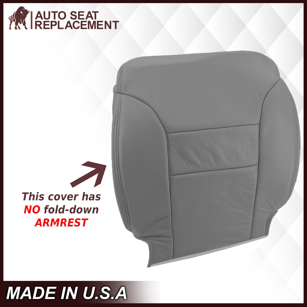 1995-1999 GMC Yukon/Sierra Seat Cover in Gray (60/40 Bench Bottoms): Choose your options