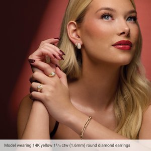 Pavé-Style Teardrop Earrings