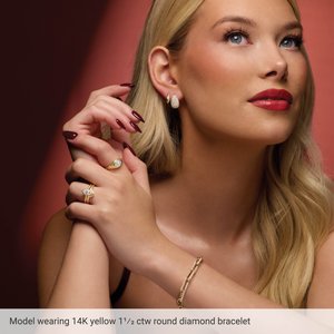 Accented Paperclip-Style Bracelet