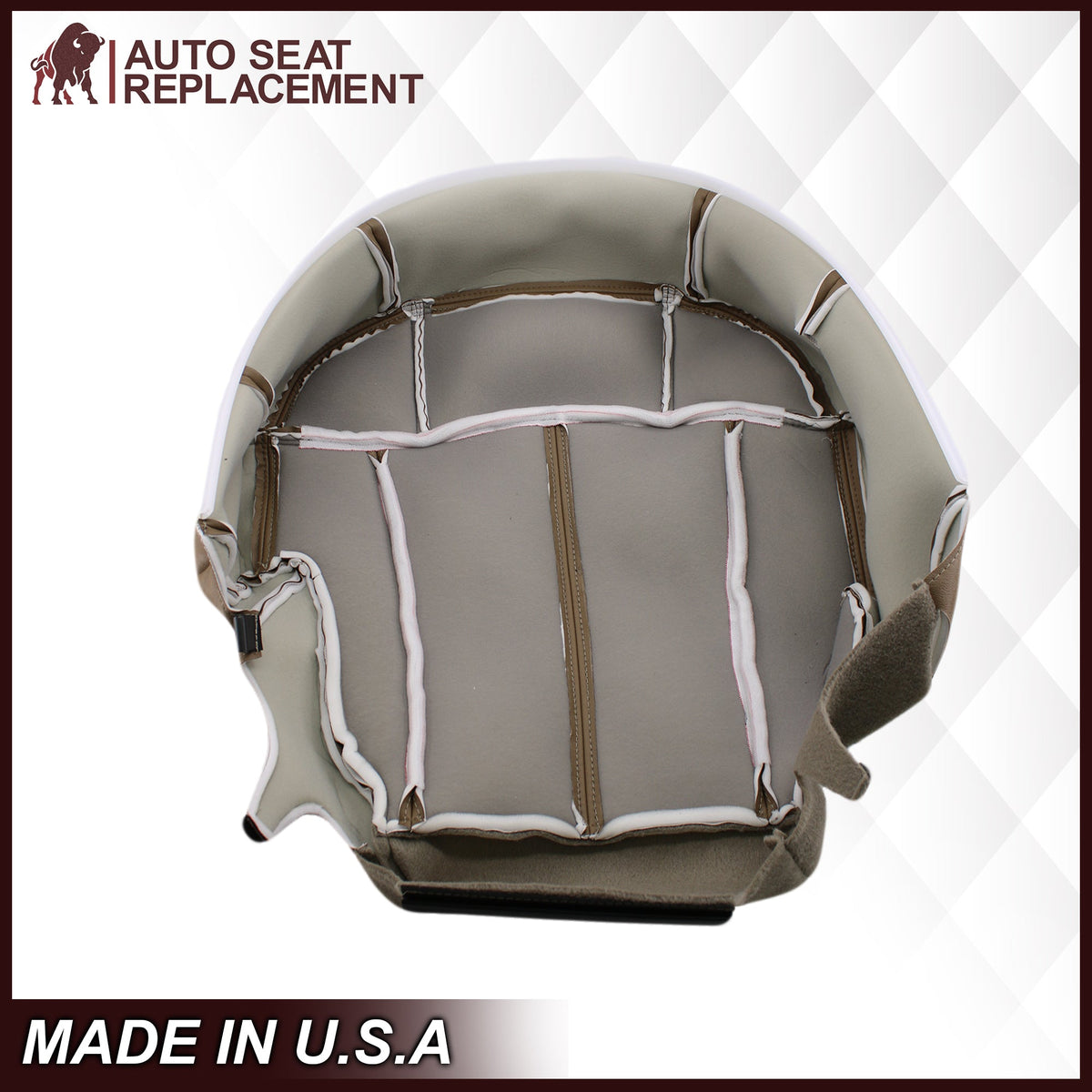 1999-2002 Chevy Silverado Seat Cover in Medium Dark Oak Tan (trim code 672 or 67i)