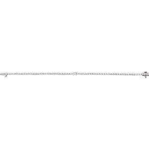 14K White Gold 3 CTW Lab-Grown Diamond Line 7" Bracelet
