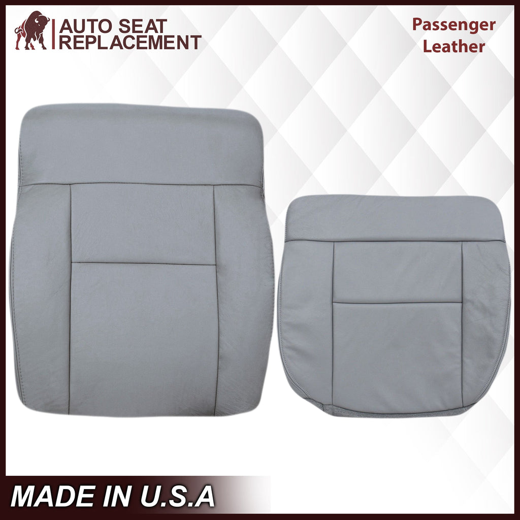 2004-2008 Ford F150 Seat Cover in Gray: Choose Leather or Vinyl