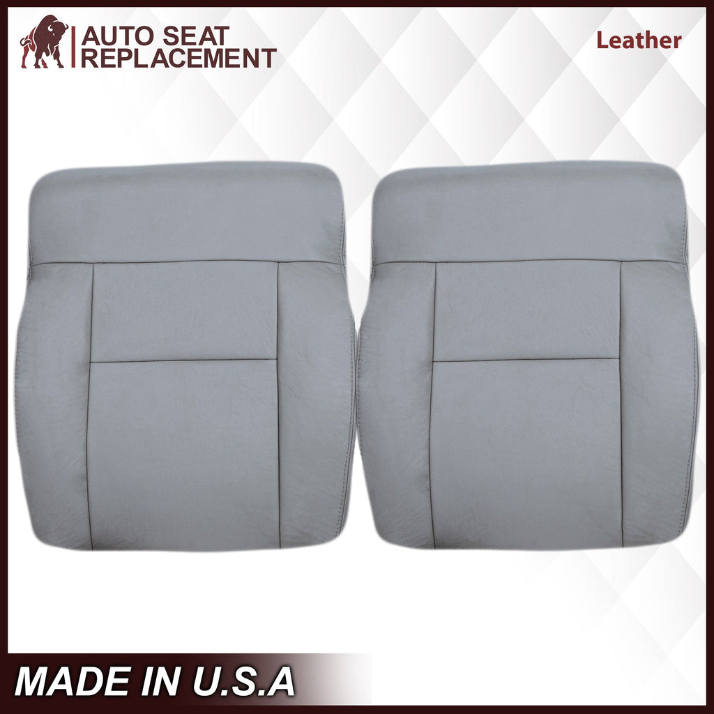 2004-2008 Ford F150 Seat Cover in Gray: Choose Leather or Vinyl