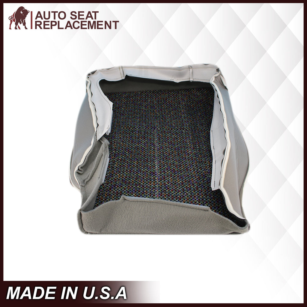 1998-2002 Dodge Ram 1500 2500 3500 SLT Laramie Seat Cover in Cloth with Mist Gray skirt: Choose From Variation