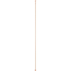 14K Rose Gold Lab-Grown Ruby 1-Station 16-18" Necklace – image 3