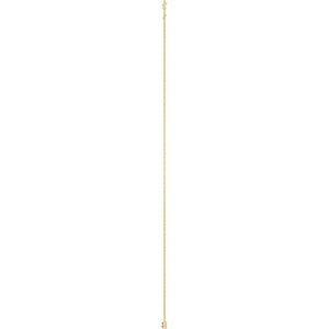 14K Yellow Gold Lab-Grown Ruby 1-Station 16-18" Necklace – image 3